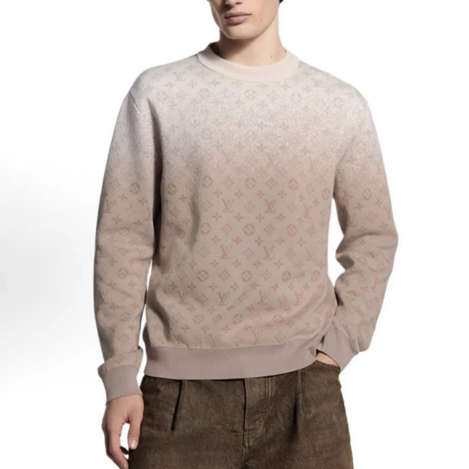 lv louis vuitton monogram gradient sweater